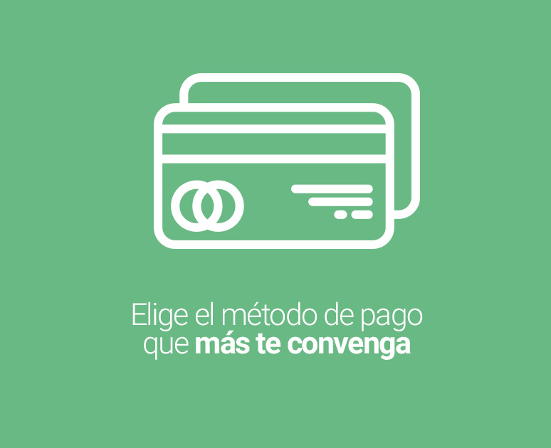 Paga con tarjeta de credito, paypal y oxxo